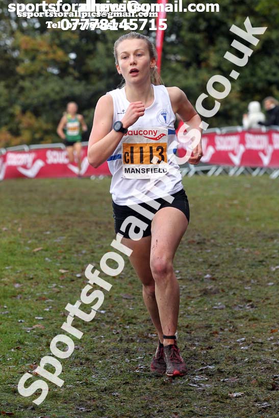 Senior women, National Cross Country Relay Champs., Berry Hill Park, Mansfield.  Photo: David T. Hewitson/Sports for All Pics